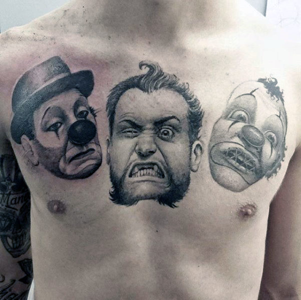 clown tattoo 145