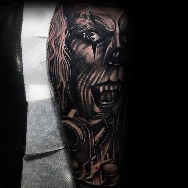 clown tattoo 17