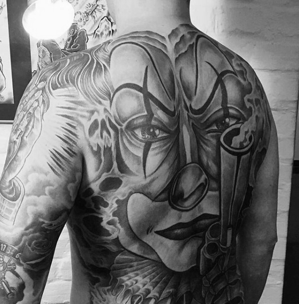 clown tattoo 55