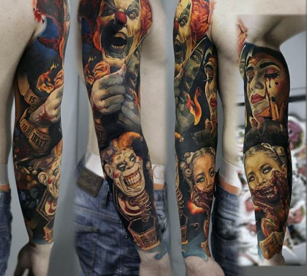 clown tattoo 81