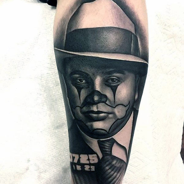 clown tattoo 93