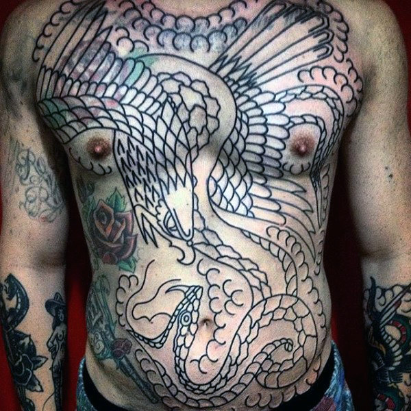 adler brust tattoo 05