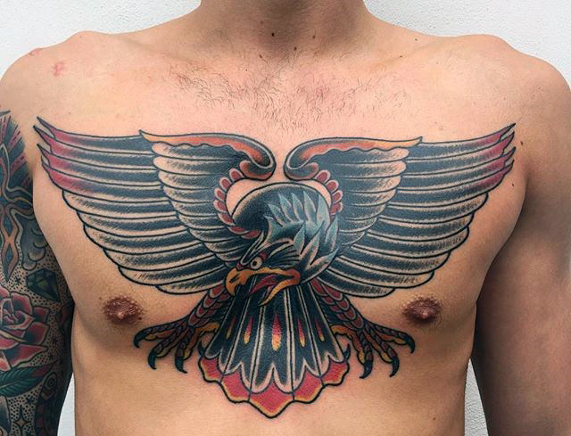 adler brust tattoo 101