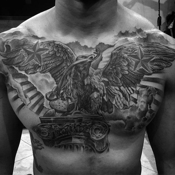 adler brust tattoo 113