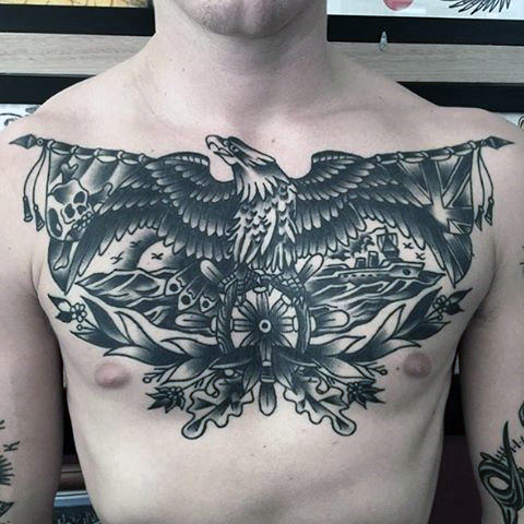 adler brust tattoo 117