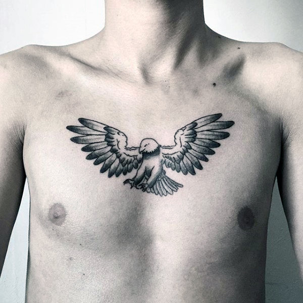adler brust tattoo 125