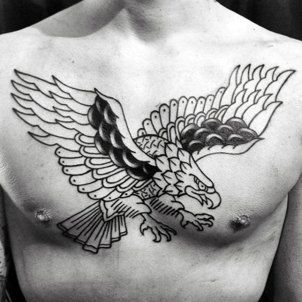 adler brust tattoo 13