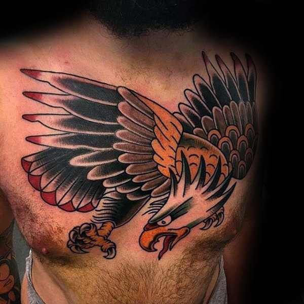adler brust tattoo 137