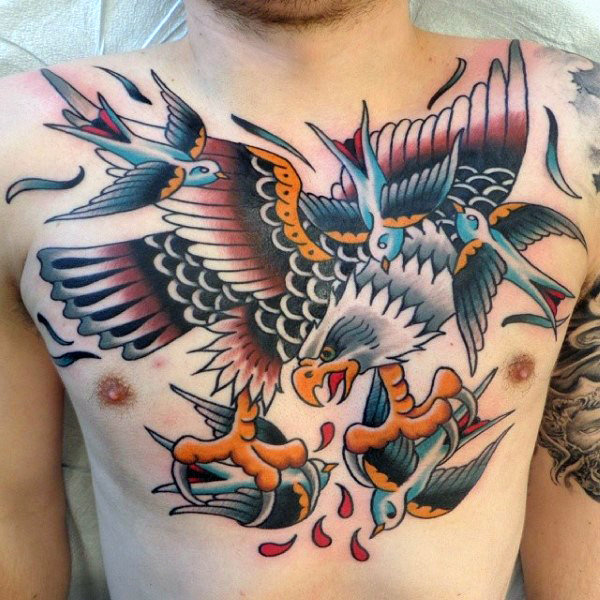 adler brust tattoo 139