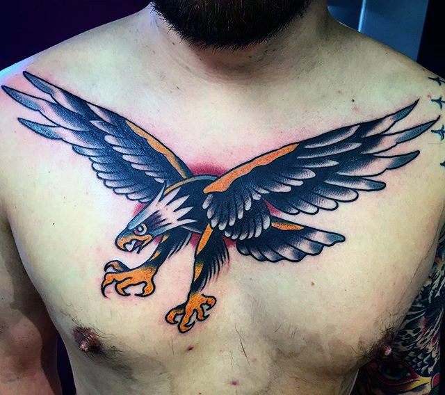 adler brust tattoo 141