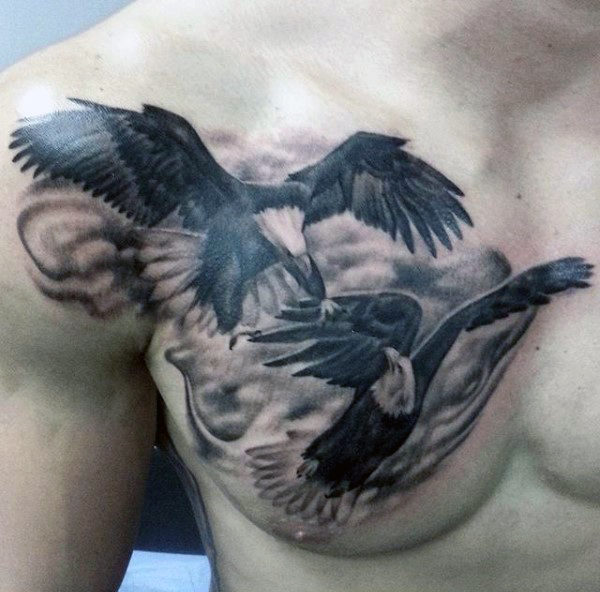adler brust tattoo 143