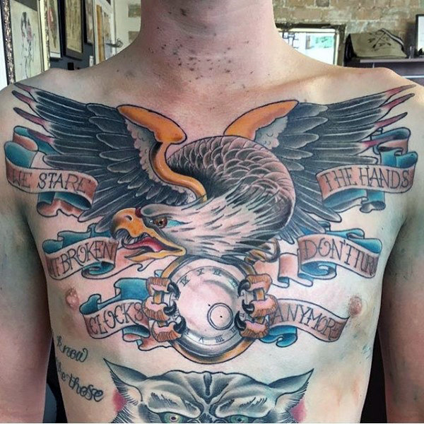 adler brust tattoo 155