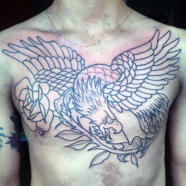adler brust tattoo 17
