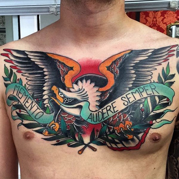 adler brust tattoo 19