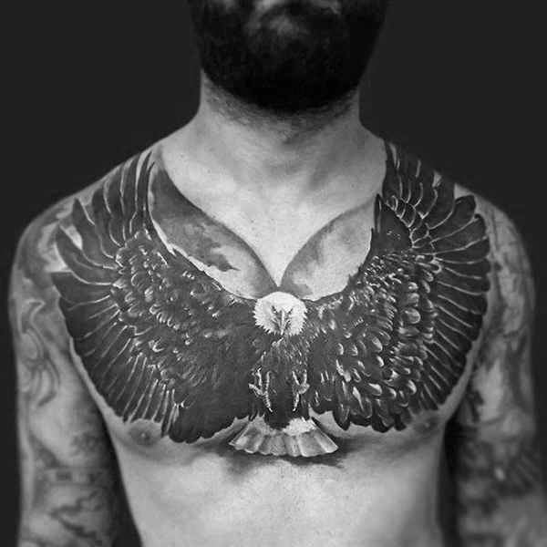 adler brust tattoo 25