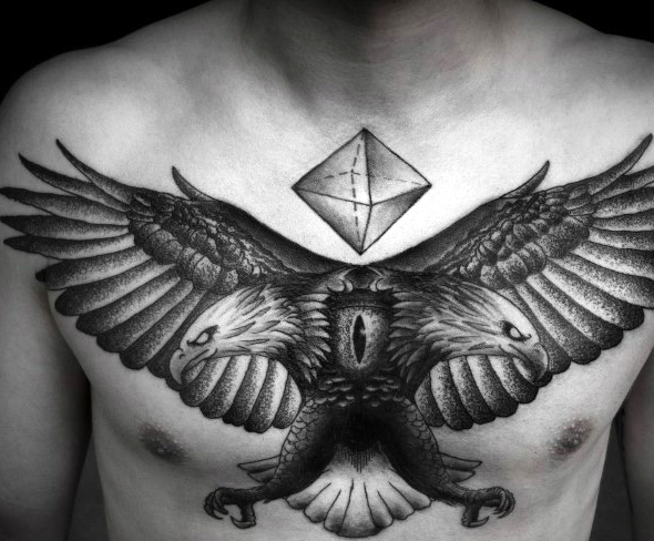adler brust tattoo 27