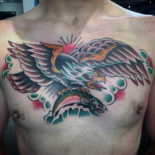 adler brust tattoo 31