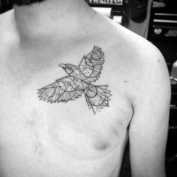 adler brust tattoo 49