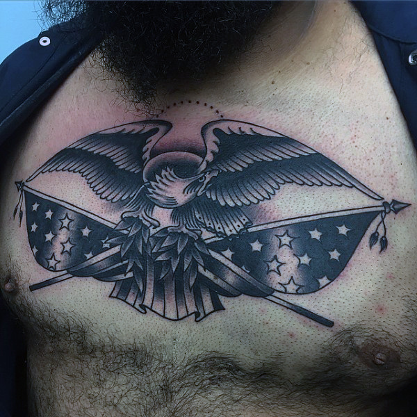 adler brust tattoo 51