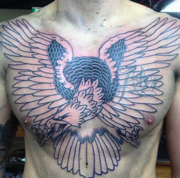 adler brust tattoo 53