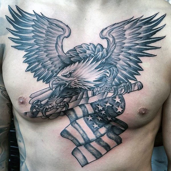 adler brust tattoo 75