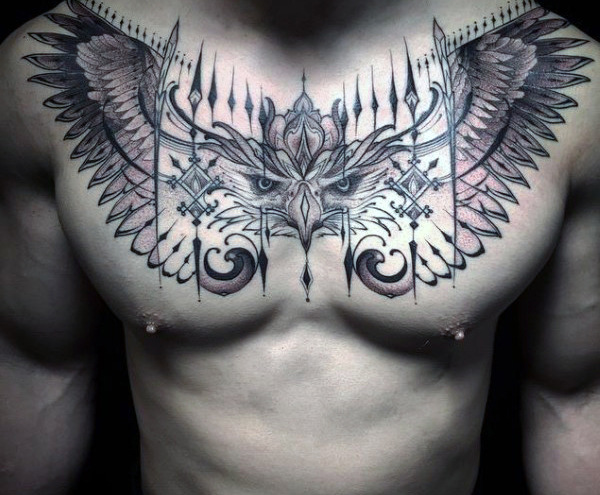 adler brust tattoo 97