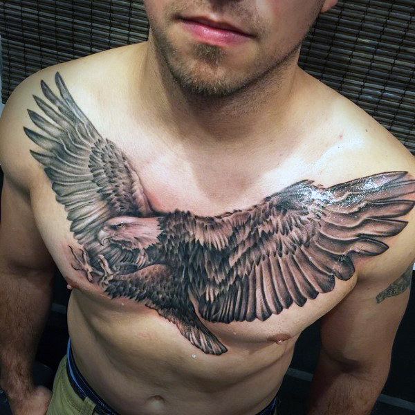 adler brust tattoo 99