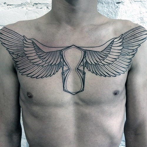 fluegel brust tattoo 03