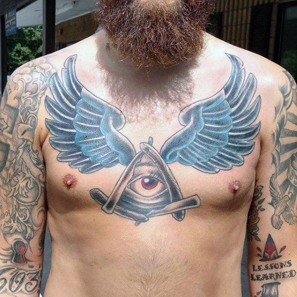fluegel brust tattoo 07