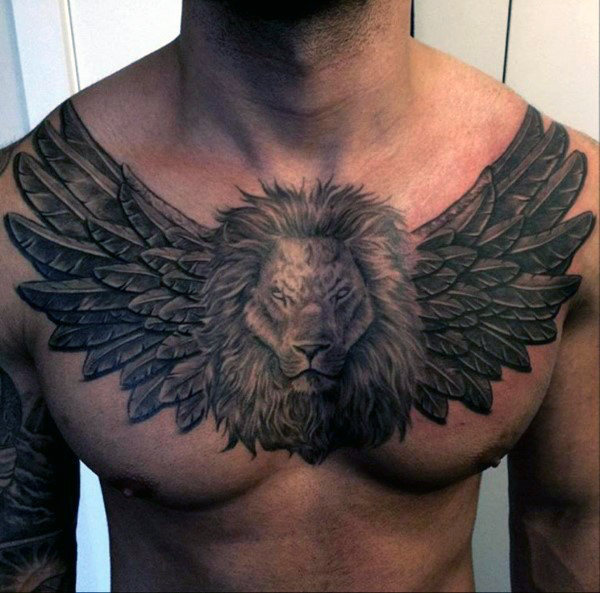 fluegel brust tattoo 09