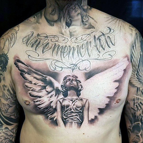 fluegel brust tattoo 29