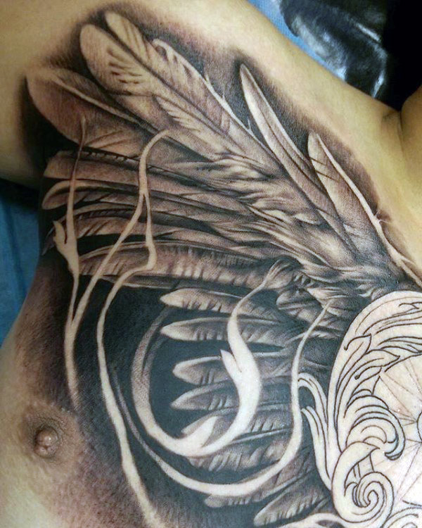 fluegel brust tattoo 67