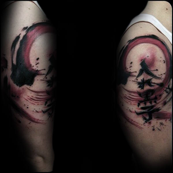 enso kreis tattoo 45
