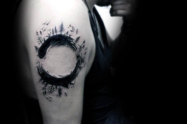 enso kreis tattoo 59