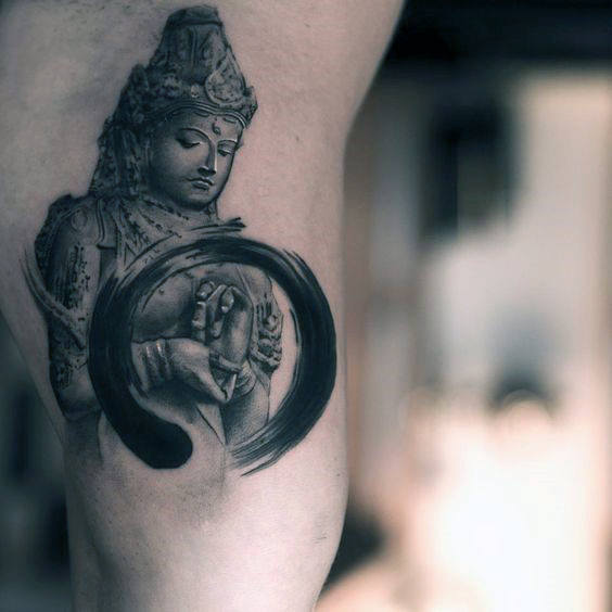 enso kreis tattoo 77