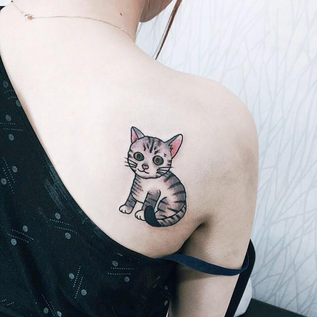 79 Great cat tattoos that will drive you crazy