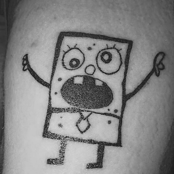 tatouage Bob Eponge 13