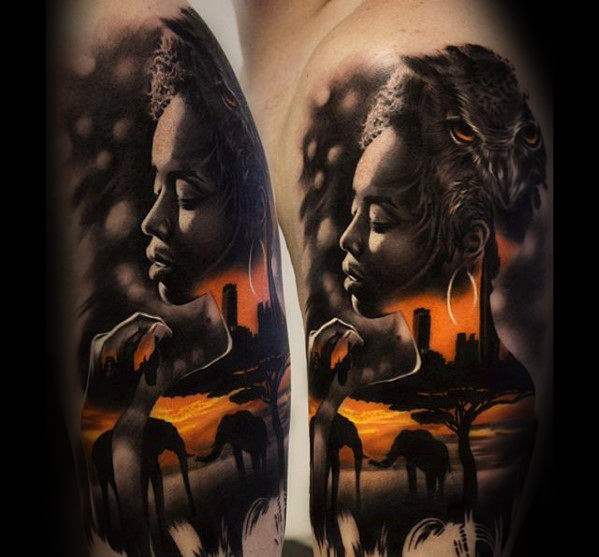 tatouage afrique 95