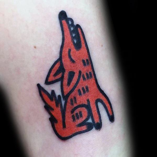 tatouage coyote 57