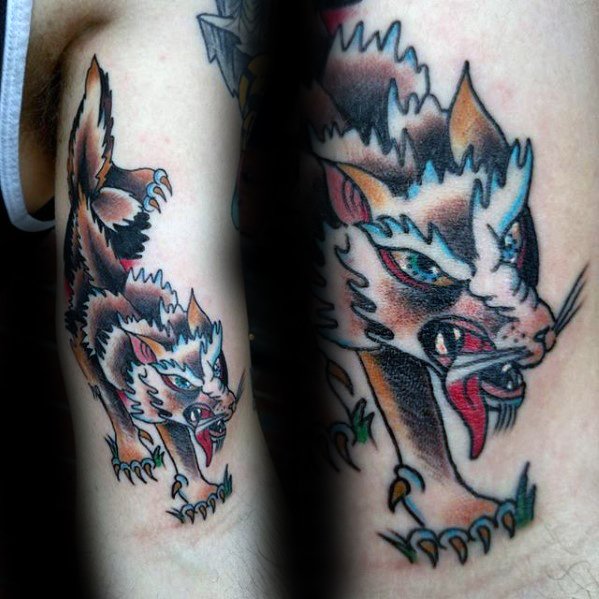 tatouage coyote 87