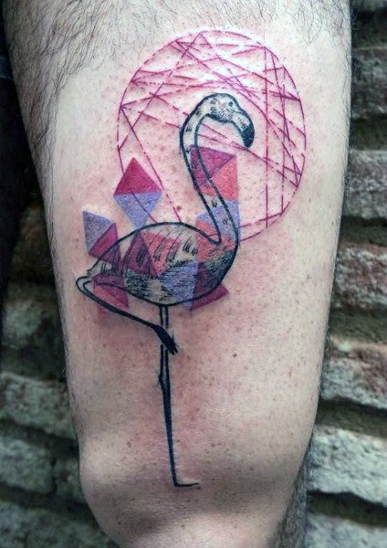 tatouage flamant rose 15