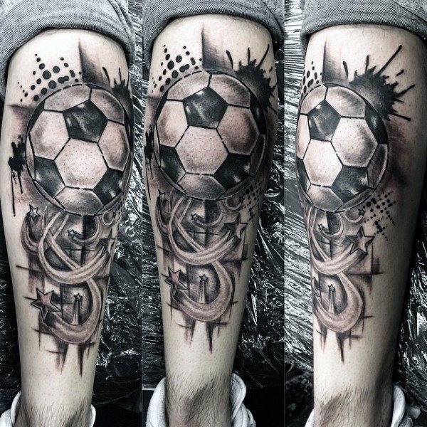 tatouage football 17