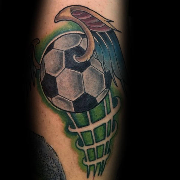 tatouage football 69
