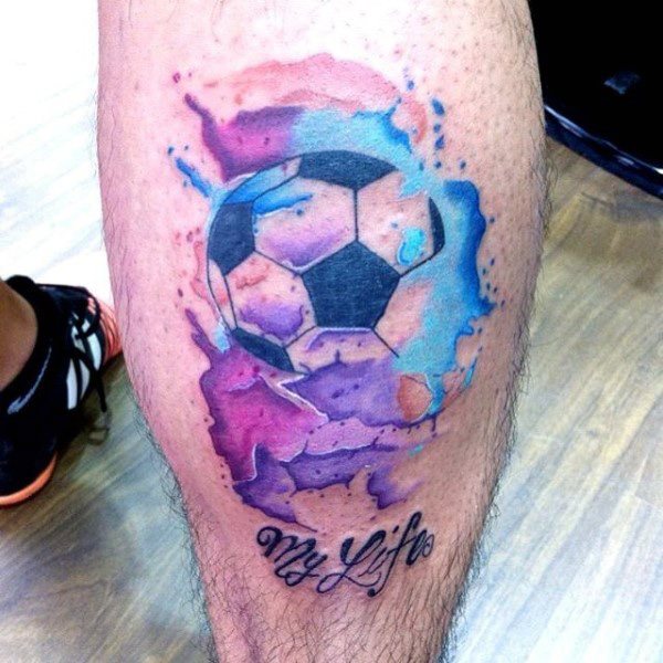 tatouage football 87