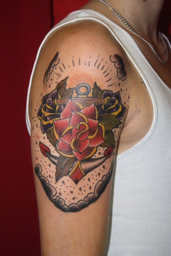 tatouage ancre 123