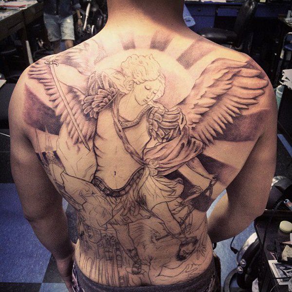 tatouage ange 130