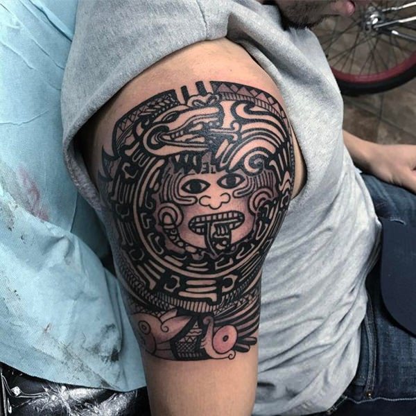 tatouage azteque 166