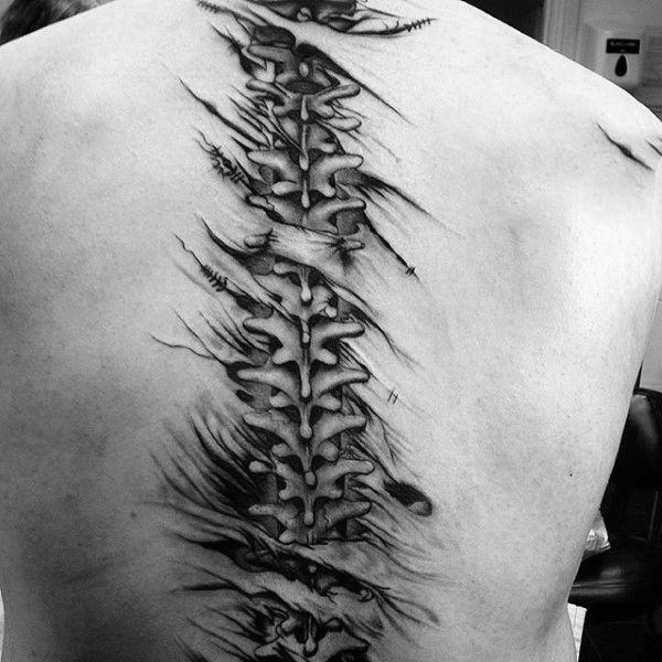 tatouage ColonneVertebrale 141