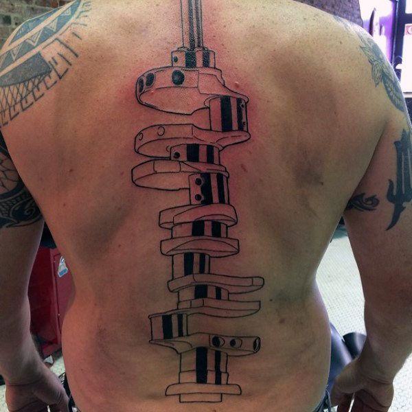 tatouage ColonneVertebrale 155