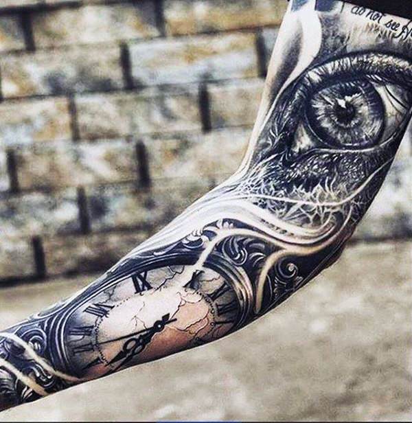 tatouage yeux 122